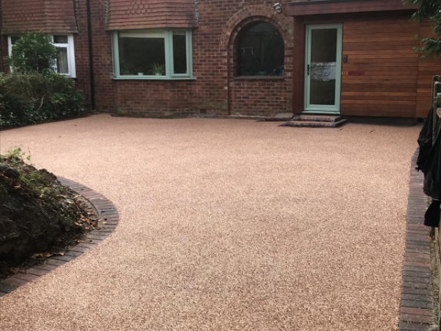 New Resin Bound Driveway in Sale, Manchester