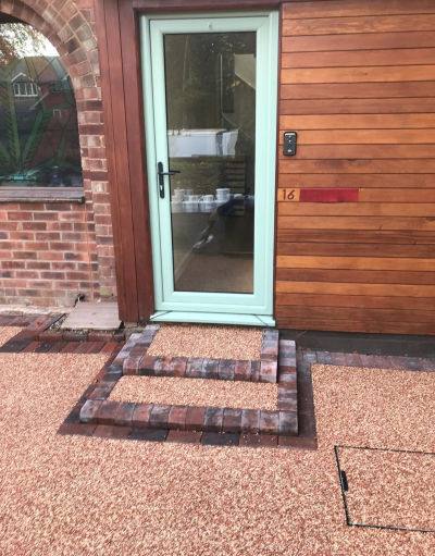 Resin Driveway and step