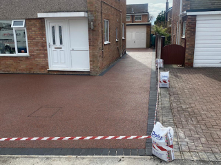 New resin bound driveway in Hartford Northwich laid by New World Resin Driveways