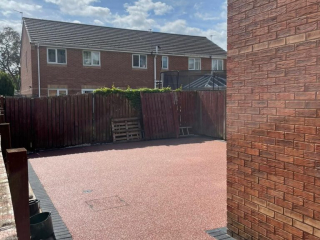 New resin bound driveway in Wythenshawe, Manchester