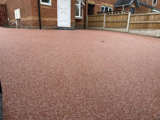 New resin bound driveway in Wythenshawe, Manchester