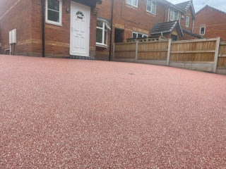 New resin bound driveway in Wythenshawe, Manchester