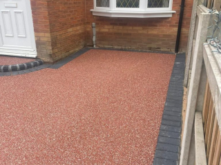 New resin bound driveway in Wythenshawe, Manchester