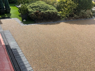 New resin bound driveway in Northwich