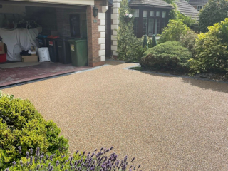 New resin bound driveway in Northwich