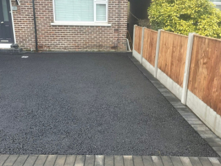 New resin bound driveway in Northenden Manchester