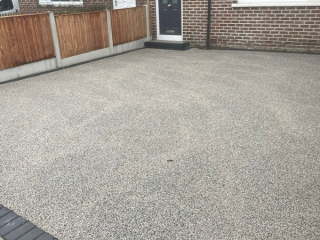 New resin bound driveway in Northenden Manchester