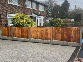 New resin bound driveway in Northenden Manchester